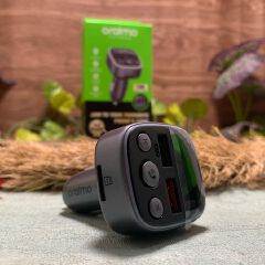 Oraimo Highway 15 15.5W Car Charger-OCC-1152D Dual USB Output LED Light Ring Sleek Black Casing Multi-protection Universal Compatibility Compact and Sleek design