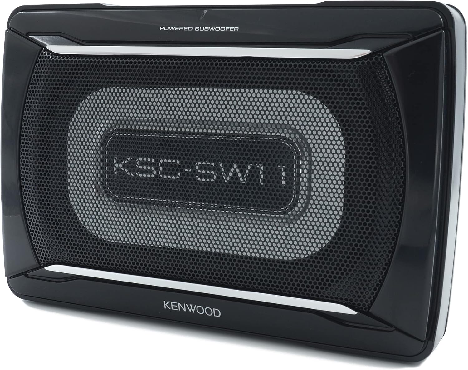 KC-SW11 Compact Powered Enclosed Subwoofer For CAR 150 Watts Stereo, Surround Sound Include Wirirng Harness Aluminum Enclosure Powerful Sound Car Audio