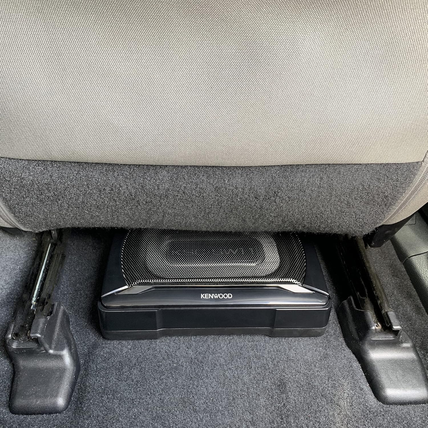 KC-SW11 Compact Powered Enclosed Subwoofer For CAR 150 Watts Stereo, Surround Sound Include Wirirng Harness Aluminum Enclosure Powerful Sound Car Audio