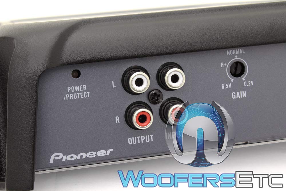 Pioneer GM-D9701 Amplifier 2400W Max 1-Channel Mono Amplifier GM Digital Champion Series Class-D Monoblock Car Audio Stereo Amplifier w/Wired Bass Boost Remote 12 Volts (DC) Surface Mount Pioneer