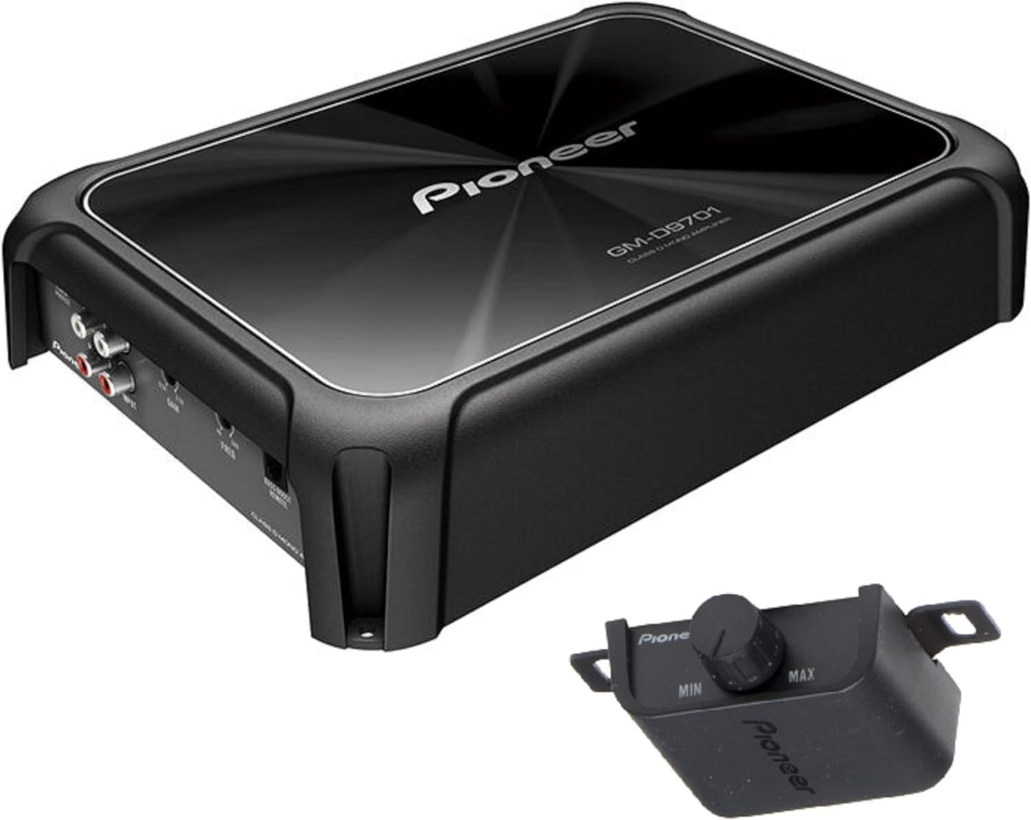 Pioneer GM-D9701 Amplifier 2400W Max 1-Channel Mono Amplifier GM Digital Champion Series Class-D Monoblock Car Audio Stereo Amplifier w/Wired Bass Boost Remote 12 Volts (DC) Surface Mount Pioneer