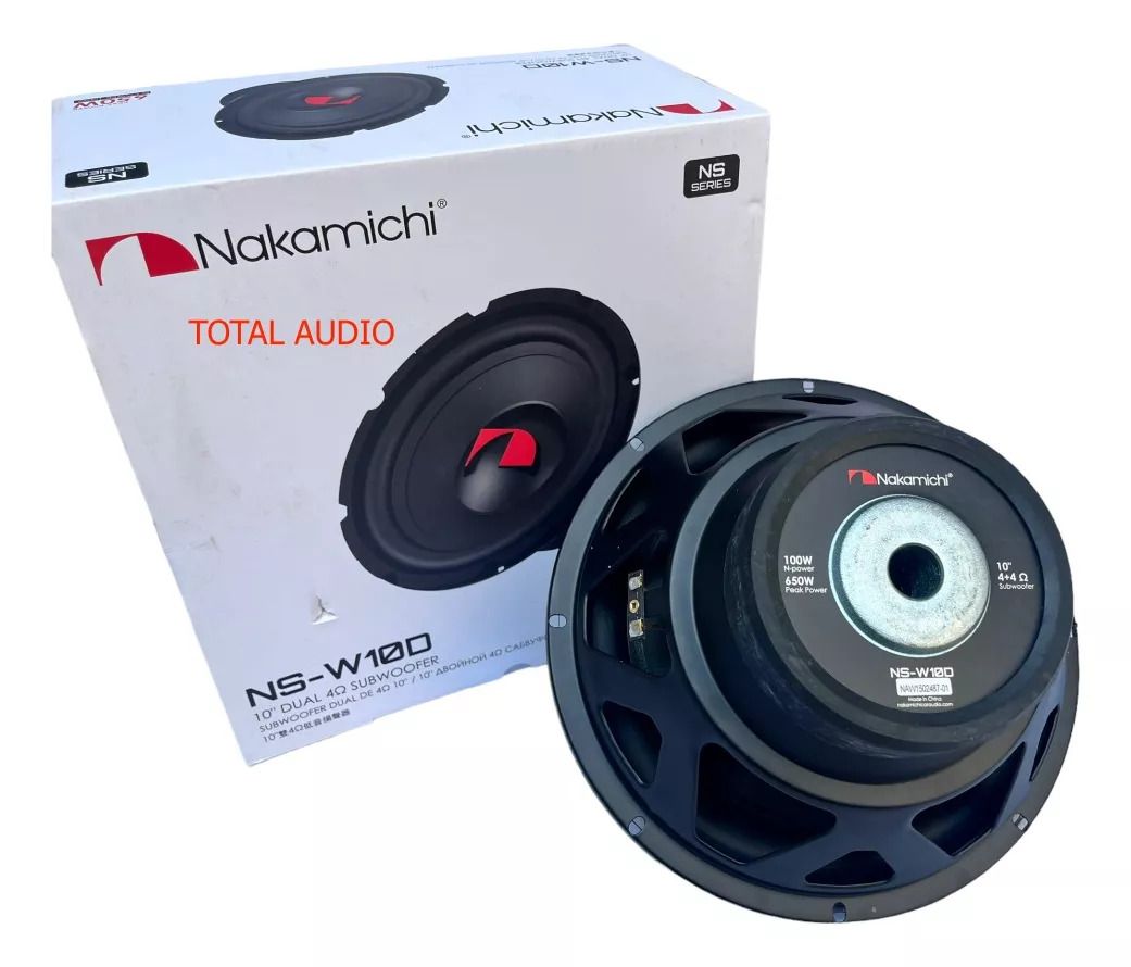 NAKA MICHI NS-W10D 10inch SVC Subwoofer 650W For Cars Compatible With All Car Bluetooth Floor Standing Subwoofer Car Subwoofer Speaker Deep Bass and Clear-quality Music