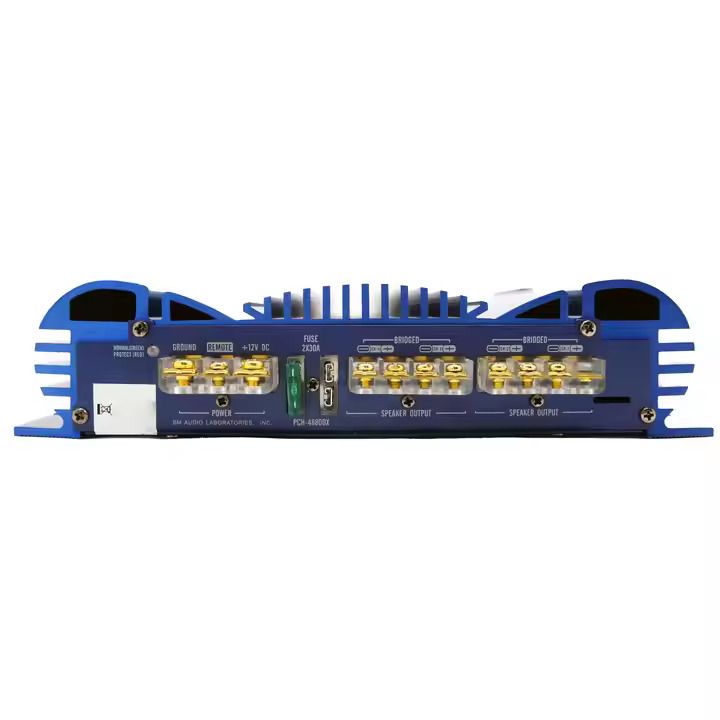 Boschmann Car Amplifier 1500W – Fully Bridgeable 4/3/2 Channel Max 1300W Fully Bridgeable 4/3/2 Channel MOSFET Class AB Power Amp 4 Ch 80 Watt Car Amplifier