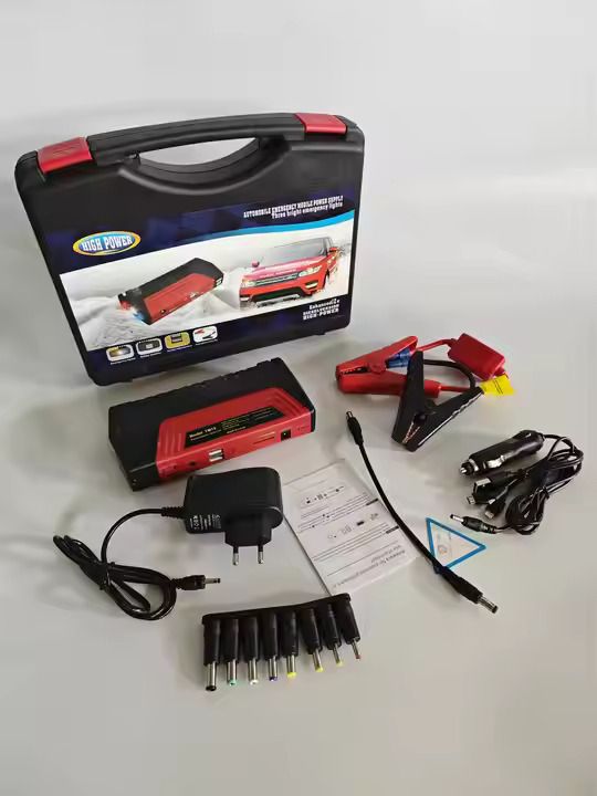 Car Jump Starter 5 Portable 50800MAH Amp Car Forced Start Battery Power Bank Charger 12VJump Starter And Air Compressor Car Jump Starter Kit And Air Compressor