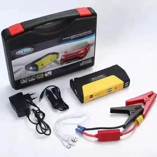 Car Jump Starter 5 Portable 50800MAH Amp Car Forced Start Battery Power Bank Charger 12VJump Starter And Air Compressor Car Jump Starter Kit And Air Compressor
