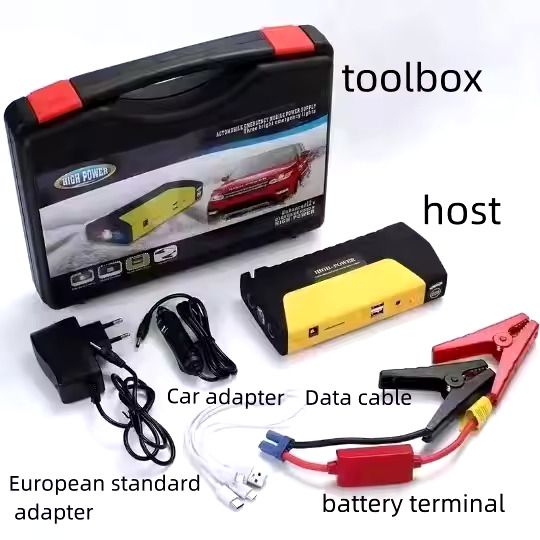 Car Jump Starter 5 Portable 50800MAH Amp Car Forced Start Battery Power Bank Charger 12VJump Starter And Air Compressor Car Jump Starter Kit And Air Compressor