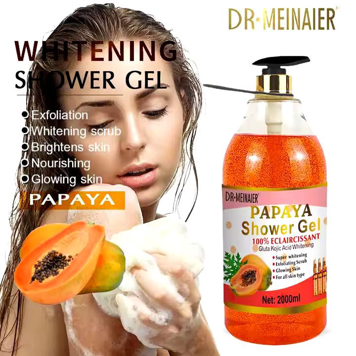 Dr Meinaier Argan Oil Shower Gel Whitening Perfume Slimming Body Wash Scrub Hydrating Smoothing Exfoliating Deep Skin Care Moisturizes, Deeply Cleans and Soothes Skin Smoothing Exfoliating