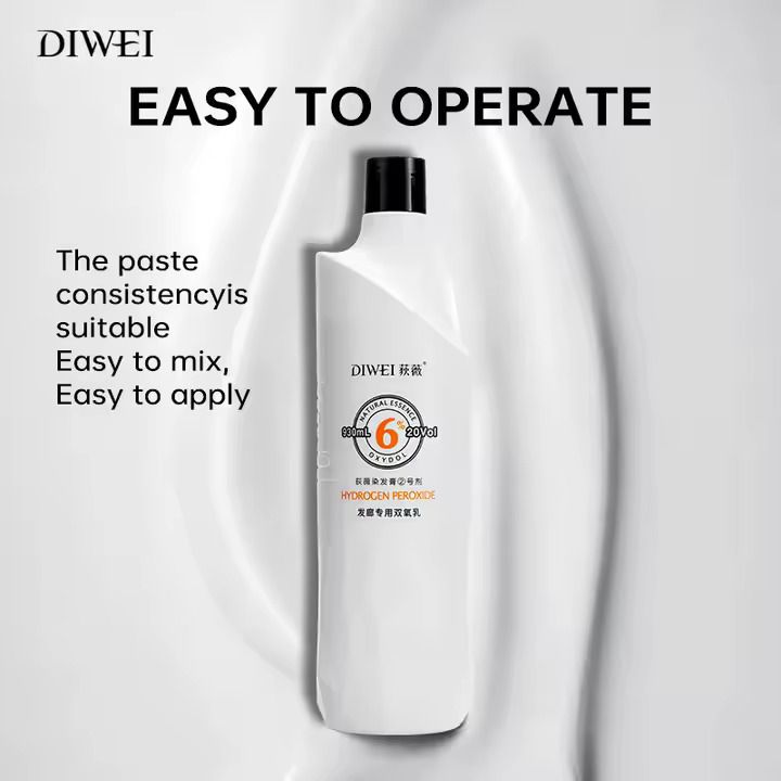 DIWEI Salon Hydrogen Oxidant Professional Organic Hair Developer Cream Peroxide For Hair Diwei Hair Coloring Hydrogèn Peroxide NATURAL ESSENCE 40 VOLUME