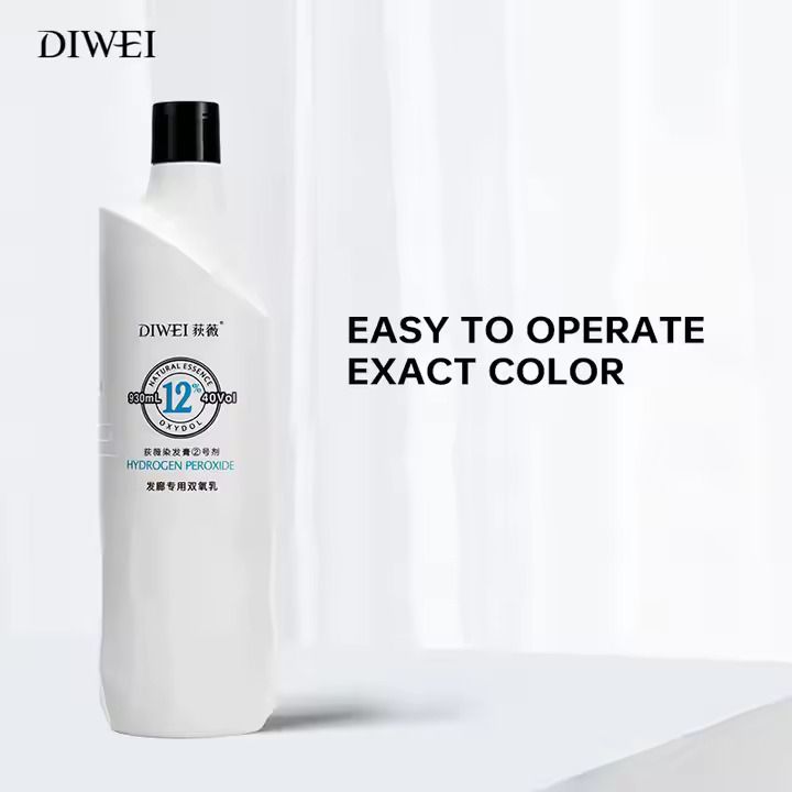 DIWEI Salon Hydrogen Oxidant Professional Organic Hair Developer Cream Peroxide For Hair Diwei Hair Coloring Hydrogèn Peroxide NATURAL ESSENCE 40 VOLUME