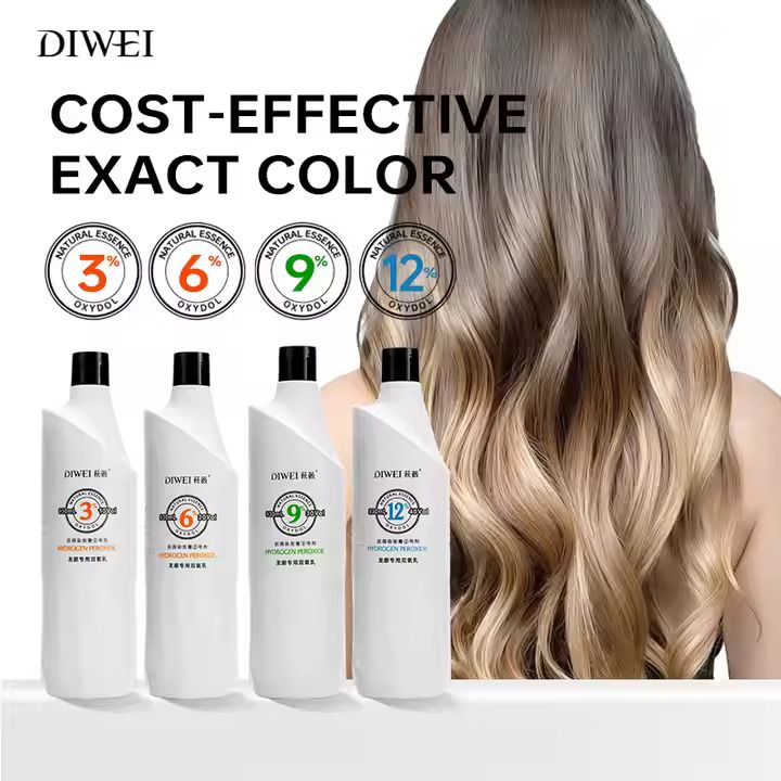 DIWEI Salon Hydrogen Oxidant Professional Organic Hair Developer Cream Peroxide For Hair Diwei Hair Coloring Hydrogèn Peroxide NATURAL ESSENCE 40 VOLUME