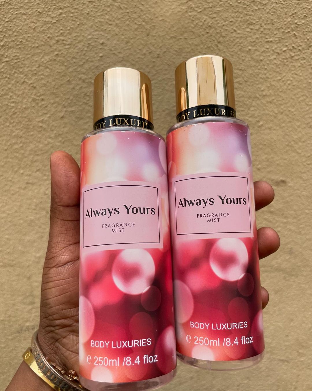 2 Packs Body Luxuries Always Yours 250ml Fragrance Body Mist For Women Romantic Perfume Set for Women - Long-Lasting, Non-Irritating, Multi-Purpose Spray Girls Body Signature Collections