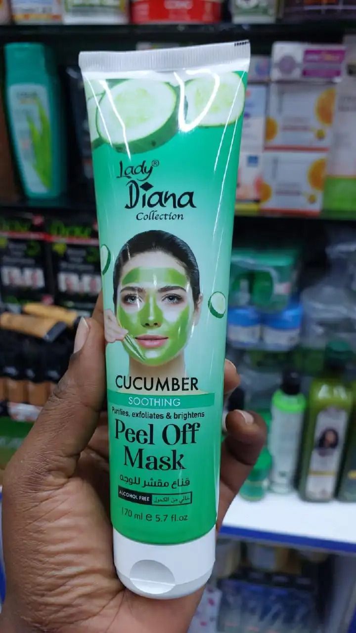 Lady Diana Cucumber Purifying Face Mask 170ml Intensive Moisturizing Detoxfying Purifies Exfoliates And Brightens 170ml Alcohol Free Lady Diana Face Mask