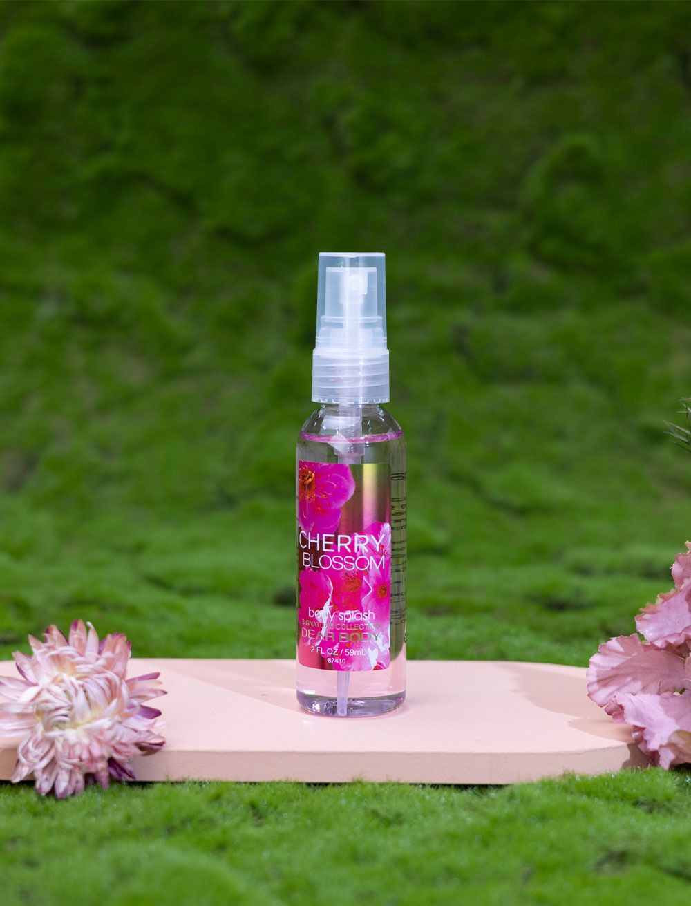 Dear Body Cherry Blossom Body Splash 59ml Signature Collections Skin Care Body Care Body Lotions With Vitamin E and Aloe Vera Extracts Body Lotions Body Splash