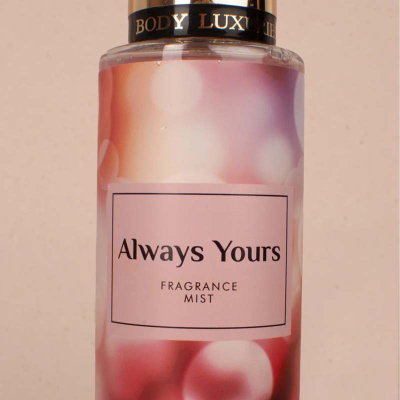 2 Packs Body Luxuries Always Yours 250ml Fragrance Body Mist For Women Romantic Perfume Set for Women - Long-Lasting, Non-Irritating, Multi-Purpose Spray Girls Body Signature Collections