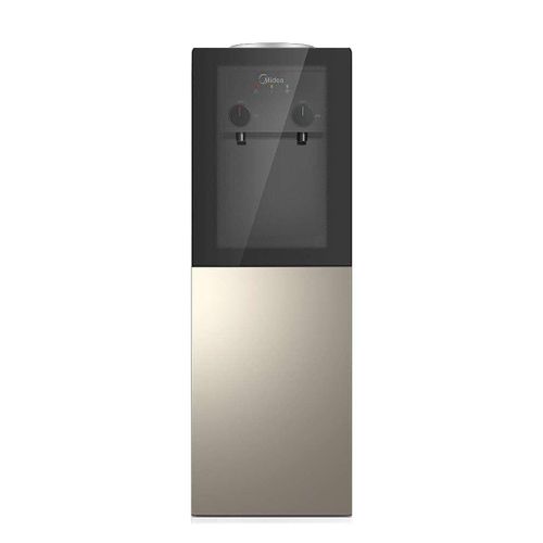 Midea Hot And Normal Water Dispenser- Silver & Gold Top Loading, 2-taps Equipped with Hot Cold Temperature, Floor Standing, Child Safety Lock, Ice Cold Technology, Best for Home, Kitchen & Office