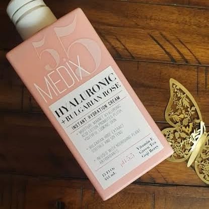 Medix 5.5 Hyaluronic Acid Cream w/Bulgarian Rose For Face & Body. Intense Hydrating Cream For Wrinkles & Fine Lines. Anti-Ageing Cream w/Goji Berry, Green Tea, Vitamin E. 444mL