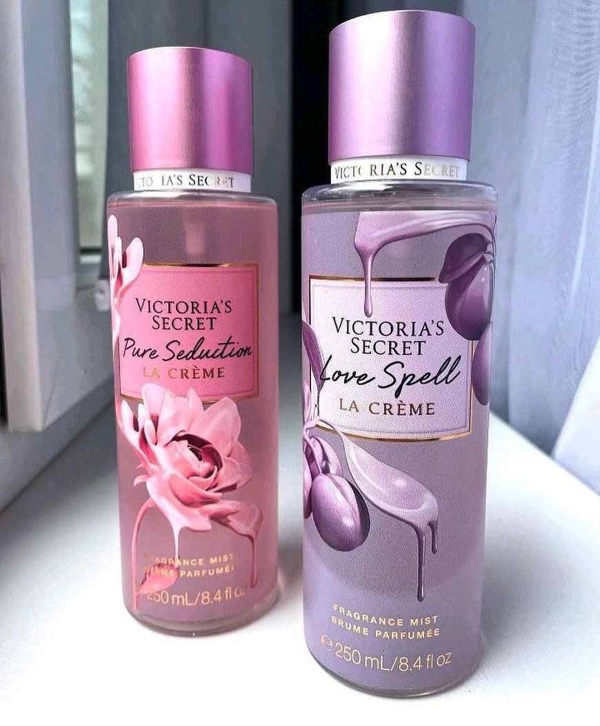 Victoria's Secret Love Spell La Creme 250ml Fragrance Body Mist For Women Romantic Perfume Set for Women - Long-Lasting, Non-Irritating, Multi-Purpose Spray Girls Body Signature Collections