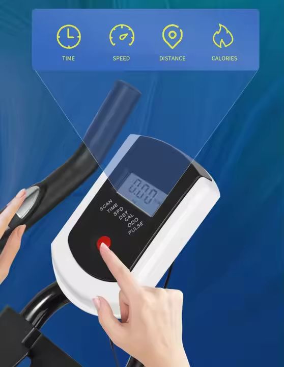 Exercise Spinning Bike Stationary Bike For Home with Felt/Magnetic Resistance, Indoor Bike with Bluetooth Connectivity, RPM Track LCD Monitor, Comfortable Seat Adjustment for Cardio Workout
