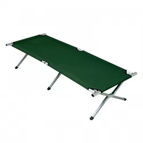 Foldable Camping Bed Folding Camping Bed/Lightweight & Portable/Aluminium Frame & 60 OD Polyester Fabric/Carry Bag Included/Camping, Festivals, Fishing