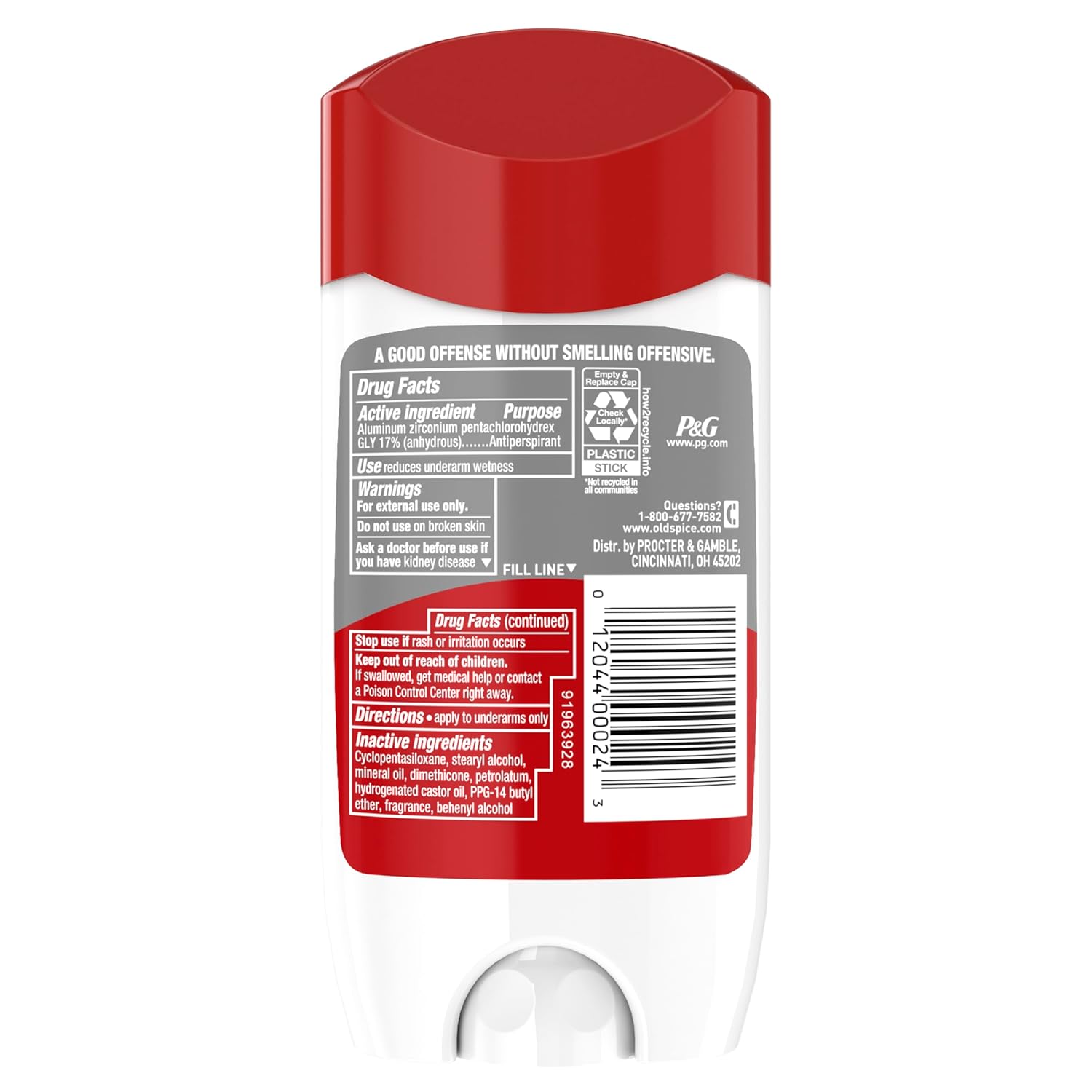 Old Spice High Endurance Anti-Perspirant Deodorant for Men, Fresh Scent, 3.3 oz ADVANCED SWEAT & ODOR PROTECTION Helps ELIMINATE Odors Instead of Just Masking 85g