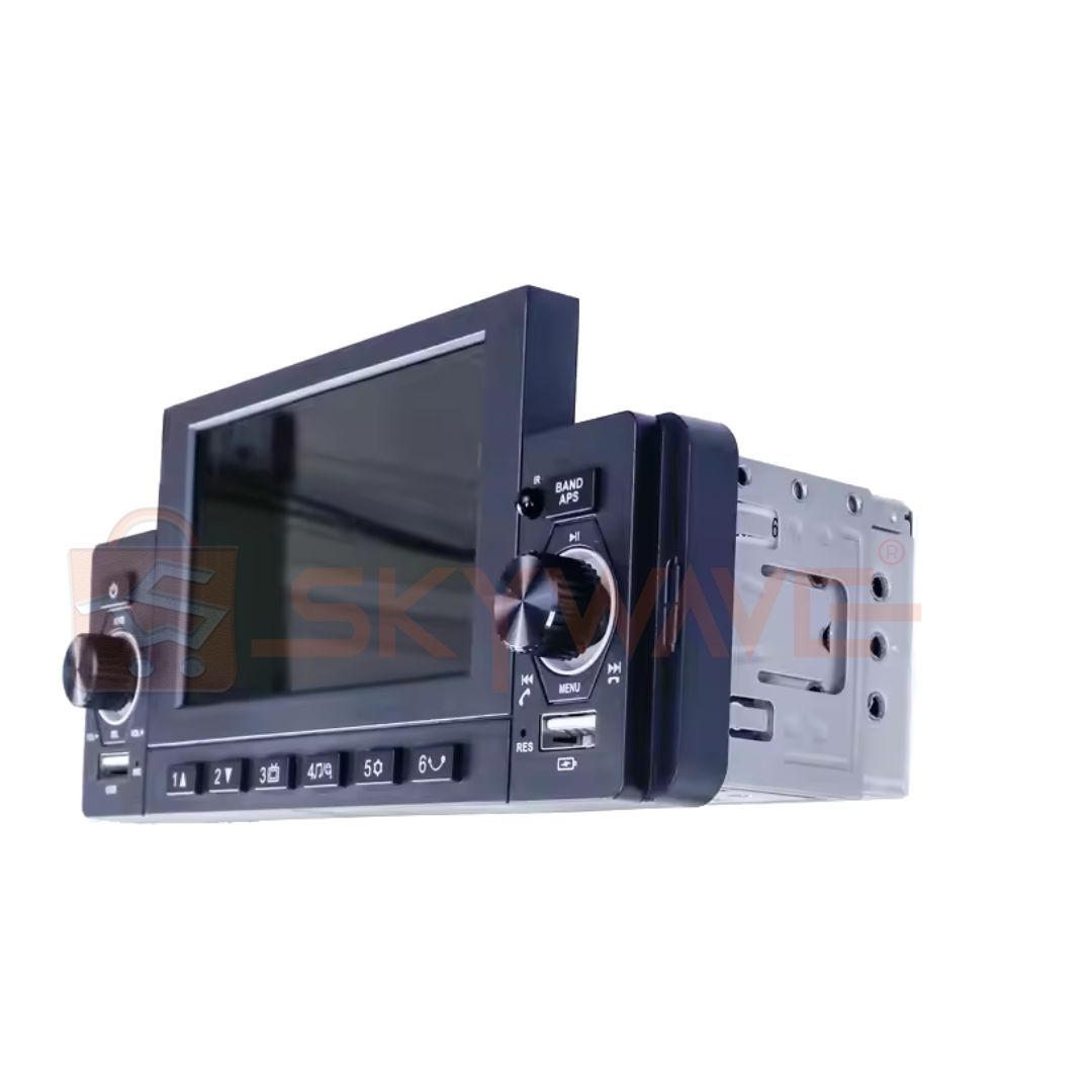 4.3 Inches Car MP5 Player + Free Camera Multiple Media Inputs FM Radio Video Playback Bluetooth Connectivity User-Friendly Interface Equalizer Settings Rear Camera Support Car Electronics