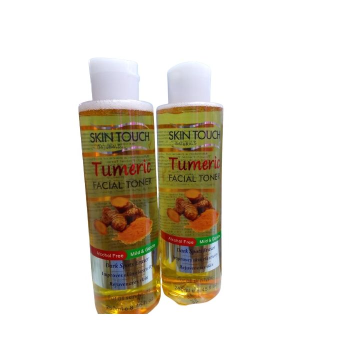 Skin Touch Tumeric Facial Toner Alcohol-free Toner With Turmeric Extract Cleanses, Freshens and Stimulates Skin Formulated For All Skin Types Contains Natural Extracts Anti-aging and Exfoliating