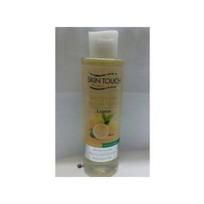 Skin Touch Lemon Facial Toner 250 ml – Brightening & Smoothing with Real Lemon Extract – Gentle Daily Toner for Oily & Normal Skin – Tightens Pores, Hydrates & Revitalizes Dull Skin