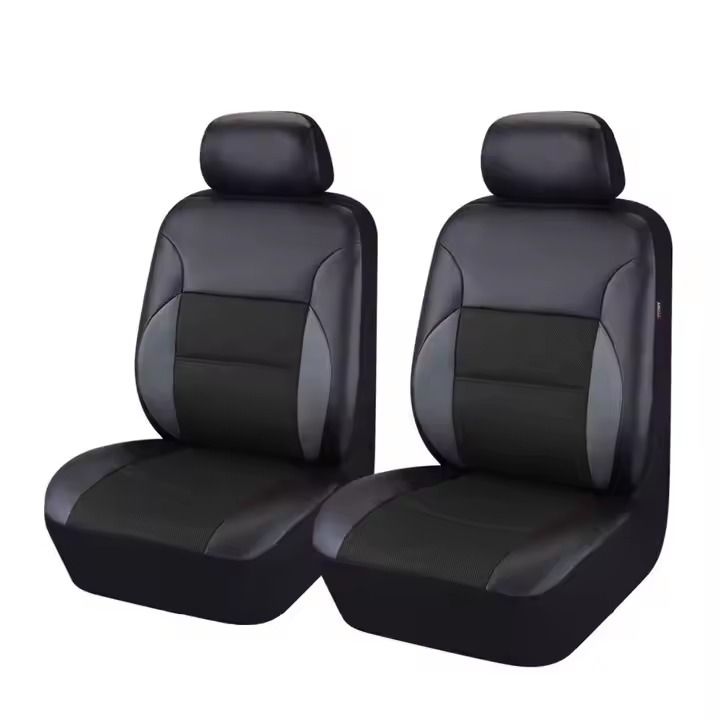 Breathable Fabric 5-Seater Car Seat Cover Set Breathable Fabric for All-Season Comfort Universal Fit for 5-Seater Cars Steering Wheel and Seat Belt Cover Included Enhanced Seat Protection