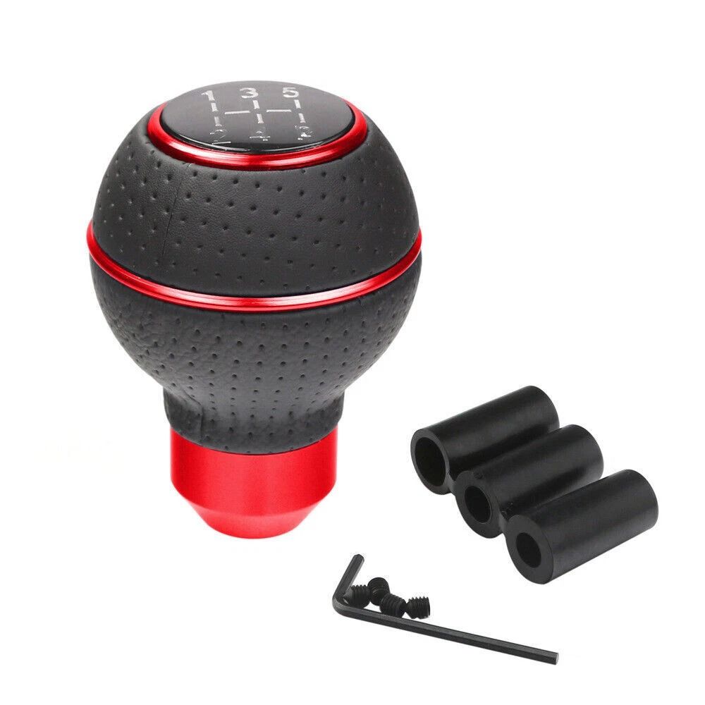 5/6 Speed Universal Manual Gear Stick Shift Knob Head Shifter Lever Universal Fit Ergonomic Grip Stylish Appearance Durable Construction Simple Installation
