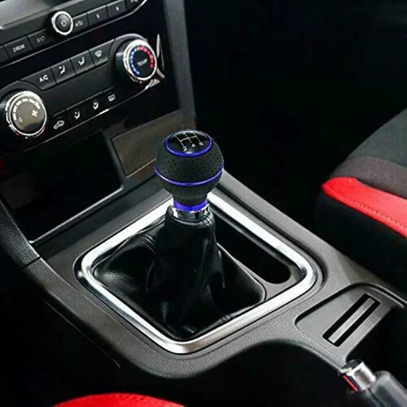 5/6 Speed Universal Manual Gear Stick Shift Knob Head Shifter Lever Universal Fit Ergonomic Grip Stylish Appearance Durable Construction Simple Installation