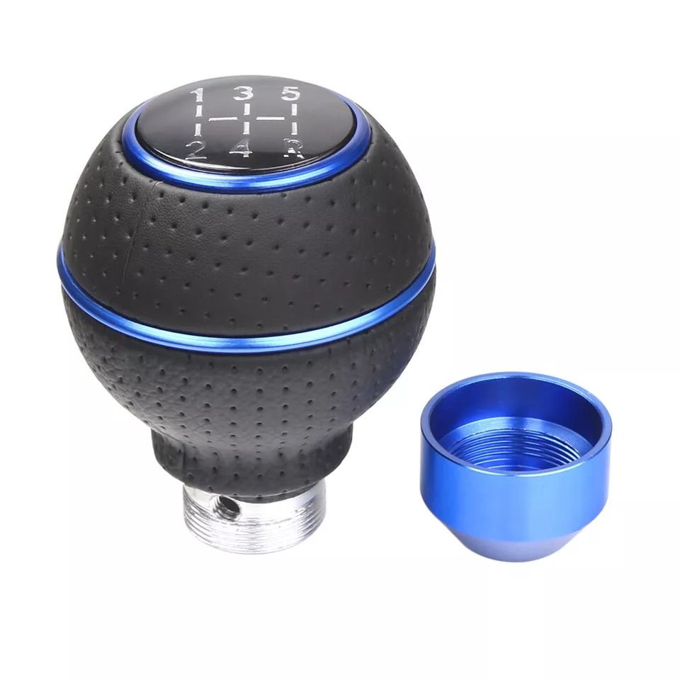 5/6 Speed Universal Manual Gear Stick Shift Knob Head Shifter Lever Universal Fit Ergonomic Grip Stylish Appearance Durable Construction Simple Installation