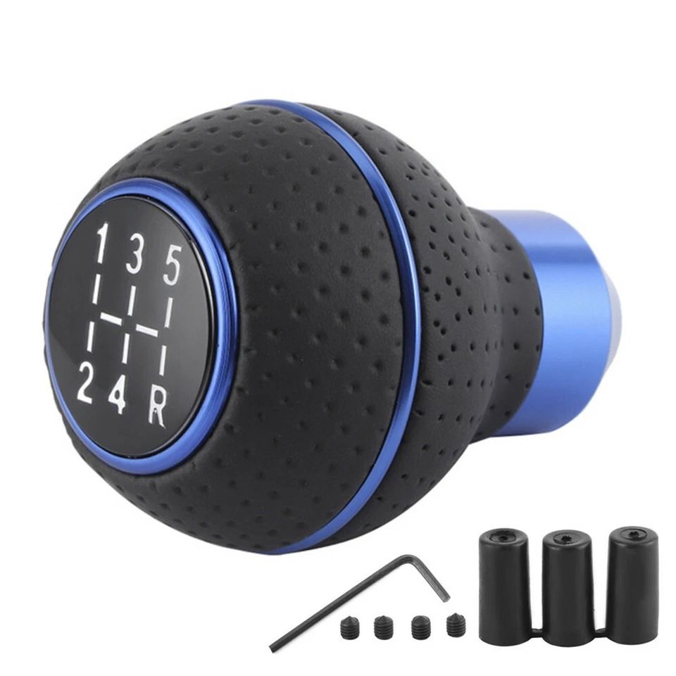 5/6 Speed Universal Manual Gear Stick Shift Knob Head Shifter Lever Universal Fit Ergonomic Grip Stylish Appearance Durable Construction Simple Installation