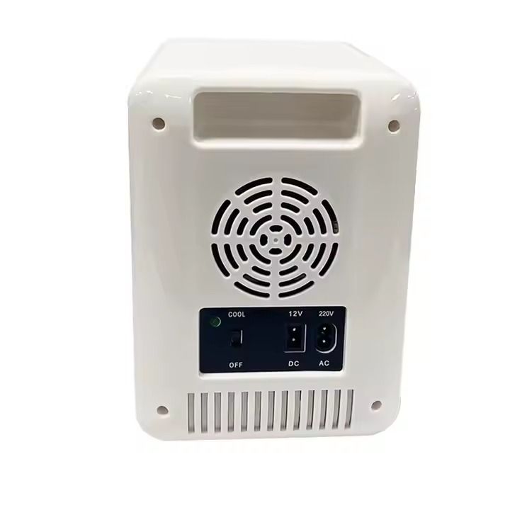 4L Portable Car Fridge with Mirror (AC/DC) Compact 4L Capacity Cooling & Warming Functionality Built-In Mirror Design Ultra-Quiet Operation Lightweight & Portable