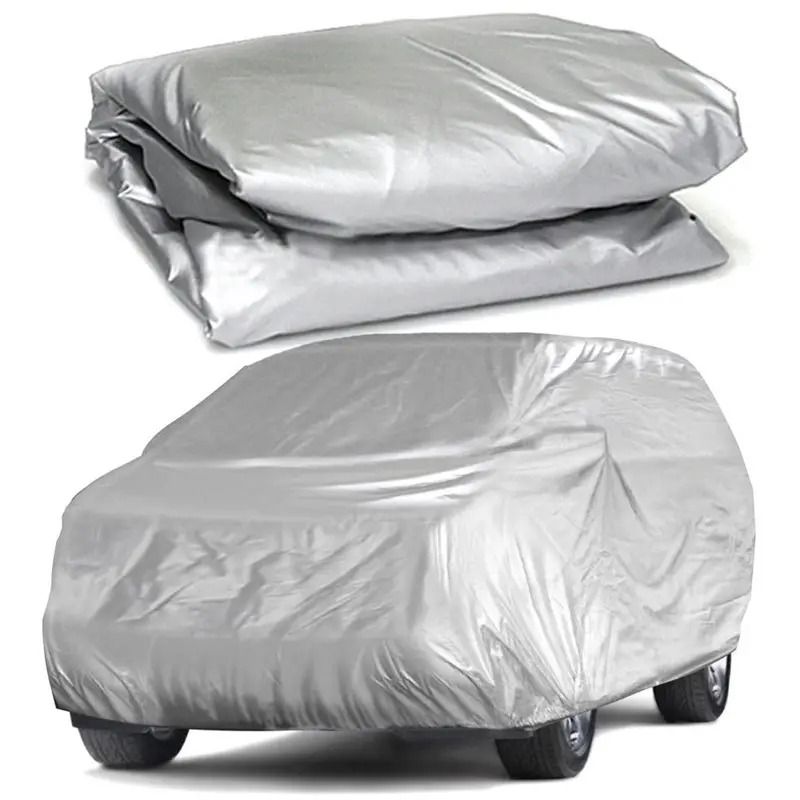 SUV Weatherproof Car Cover – XXL Size Weatherproof & Dust-Resistant Full-Cover Fit Scratch-Free Interior Lining Wind-Resistant Straps Easy to Fold & Store