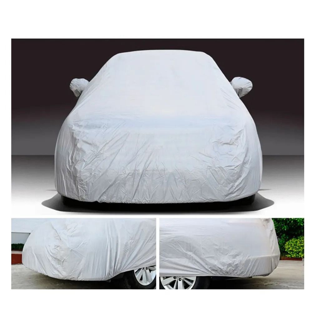 SUV Weatherproof Car Cover – XXL Size Weatherproof & Dust-Resistant Full-Cover Fit Scratch-Free Interior Lining Wind-Resistant Straps Easy to Fold & Store
