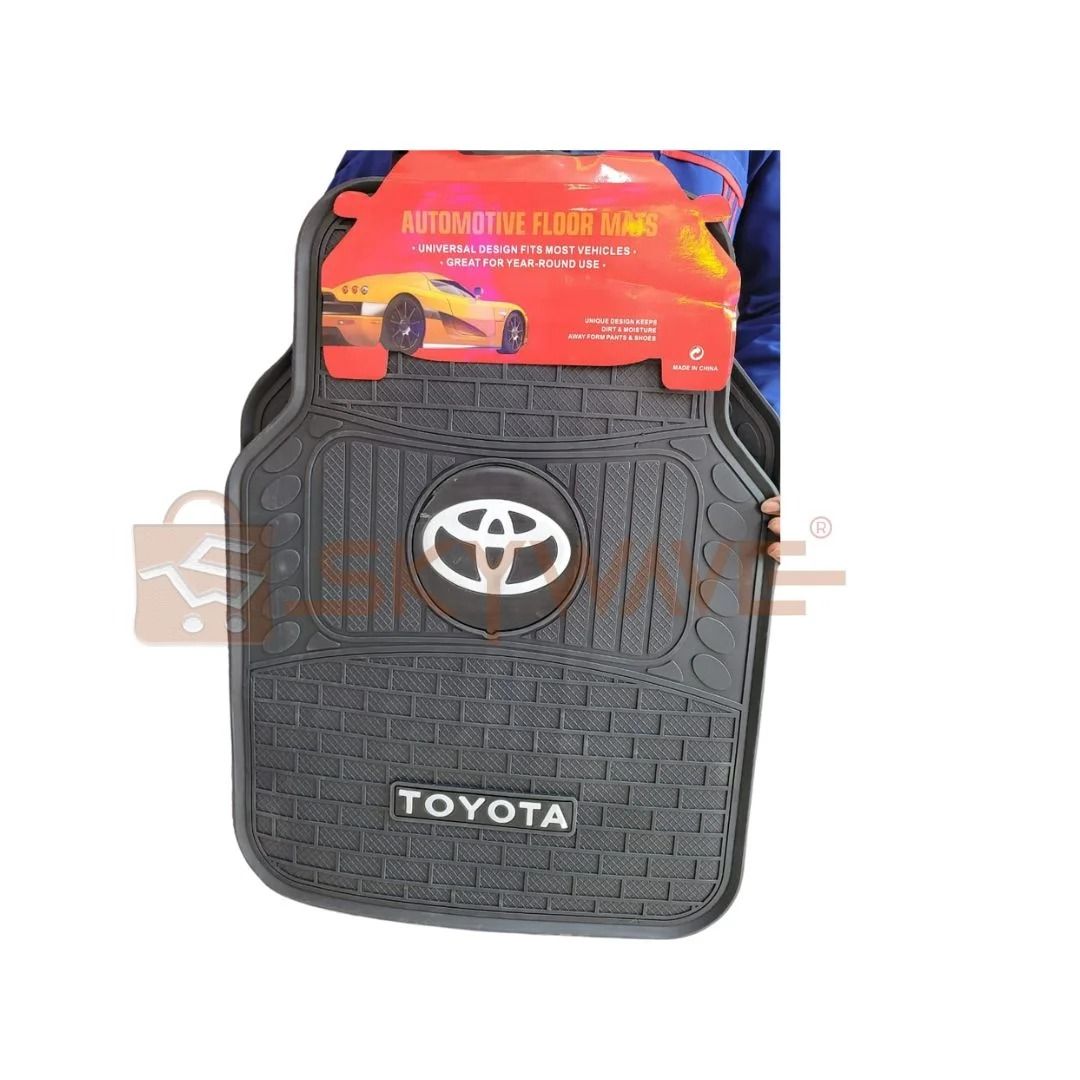 Toyota Car Floor Mats for Rear and Front Toyota Car Floor Mats for Rear and Front Custom-fit for Toyota vehicles Easy to clean and maintain Non-slip design Sleek, stylish look All-weather performance