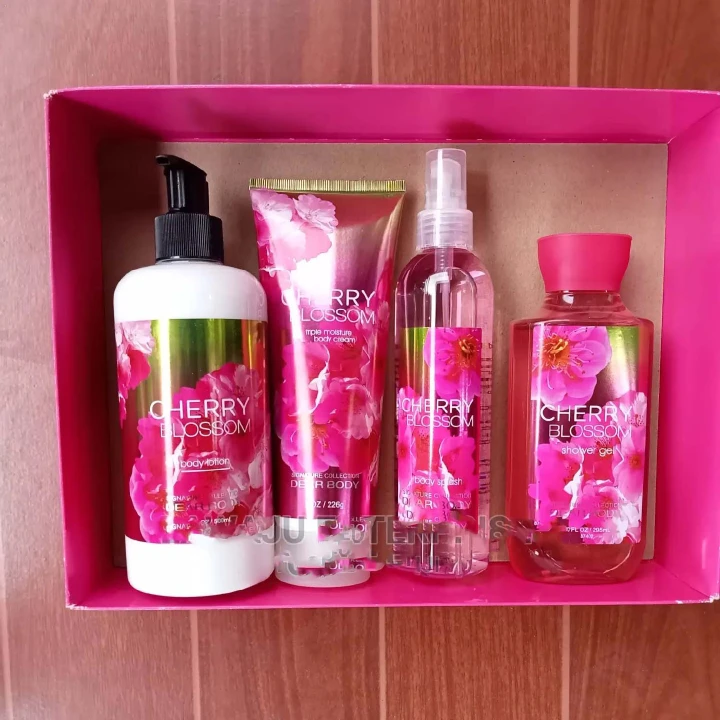 [OFFER] 4 Pack My Dear Body Cherry Blossom Contains Shower Gel, Body Splash, Body Cream and Body Lotion Sweet Fresh Scent Keep Fresh Body Washes 4 in 1 Signature Collection Body Luxuries Set