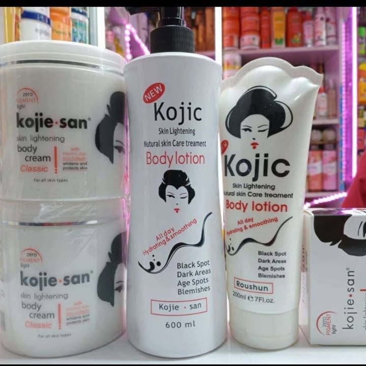 Creamy Kojie San Skin Lightening Body Cream Lightens Dark Spots, Hydrates, Rejuvenates, Improves Texture, And Evens Skin Tone For Radiant Skin Body Creams