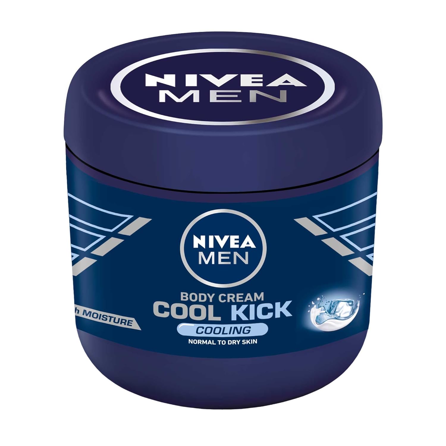 Cool Kick Body Cream – 400ml Fresh Moisturizing Cream for Men with Cooling Sensation, Long-Lasting Hydration, Non-Greasy, Fast Absorbing, Refreshes and Protects Dry Skin Daily