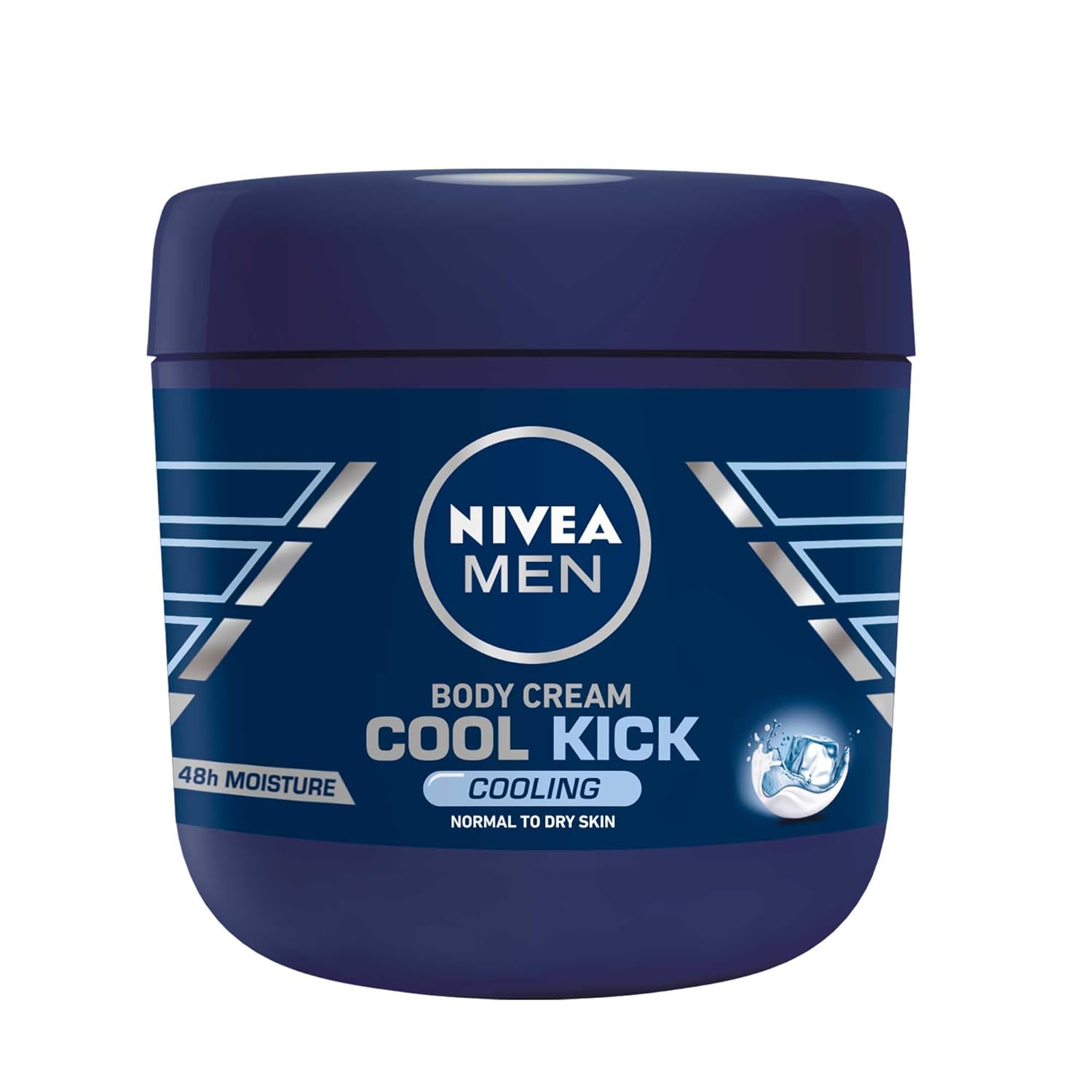 Cool Kick Body Cream – 400ml Fresh Moisturizing Cream for Men with Cooling Sensation, Long-Lasting Hydration, Non-Greasy, Fast Absorbing, Refreshes and Protects Dry Skin Daily