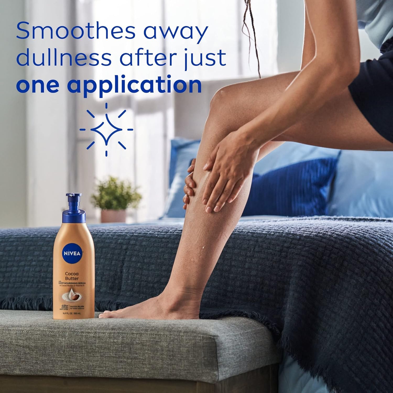 NIVEA Cocoa Butter Body Cream – 400ml Deep Moisture for Dry Skin Enriched with Cocoa Butter & Vitamin E Smooth & Glowing Skin, Long-Lasting Hydration Non-Greasy Daily Skincare for All Skin Types