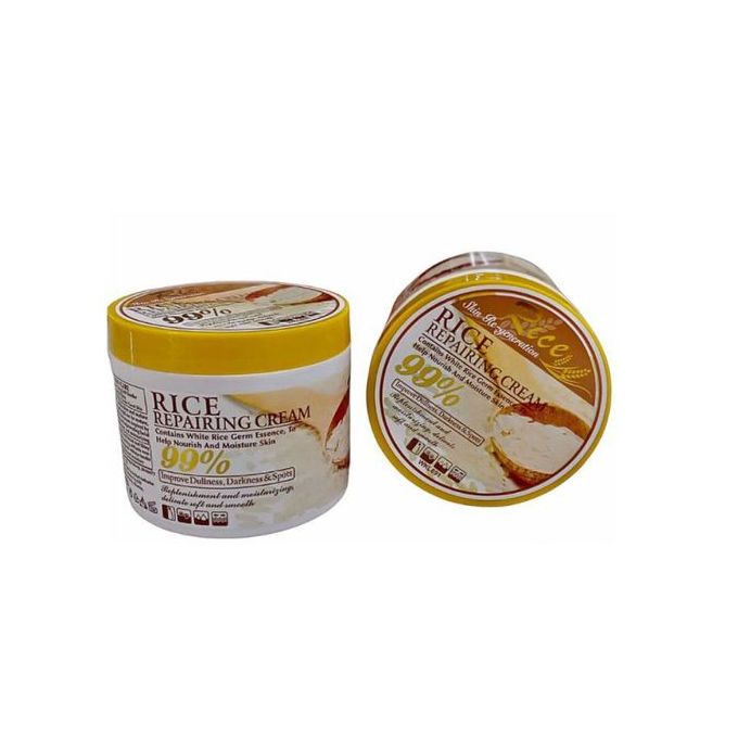 2 Packs Fruit of the Wokali Rice Set – 2‑Piece Rice Repairing Face Wash Foam & Nourishing Rice Repairing Cream Combo for Brightening, Anti‑Dark Spots, Hydration & Skin Regeneration