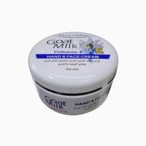 Doctor White Goat Milk Hand and Face Cream with Vitamin E & Aloe Vera – Deep Moisturizing, Skin Softening, Exfoliating Goat Milk Emollient for Dry, Sensitive & Mature Skin, 300 g