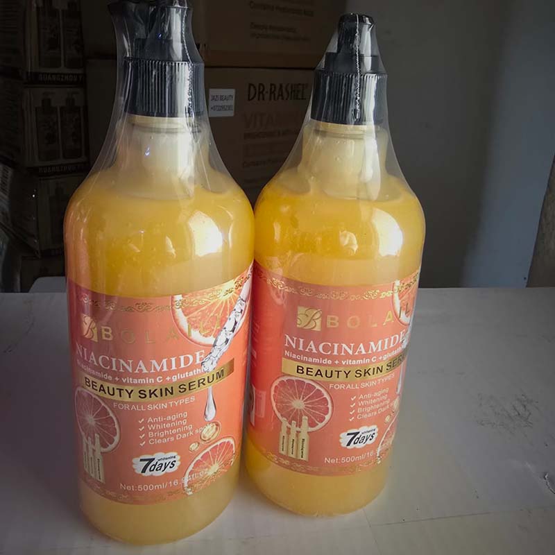 Bolaili Niacinamide Shower Gel 1000 ml – Brightening & Hydrating Body Wash with Niacinamide & Vitamin B3 – Evens Skin Tone, Soothes & Locks in Moisture – Daily Gentle Cleanser