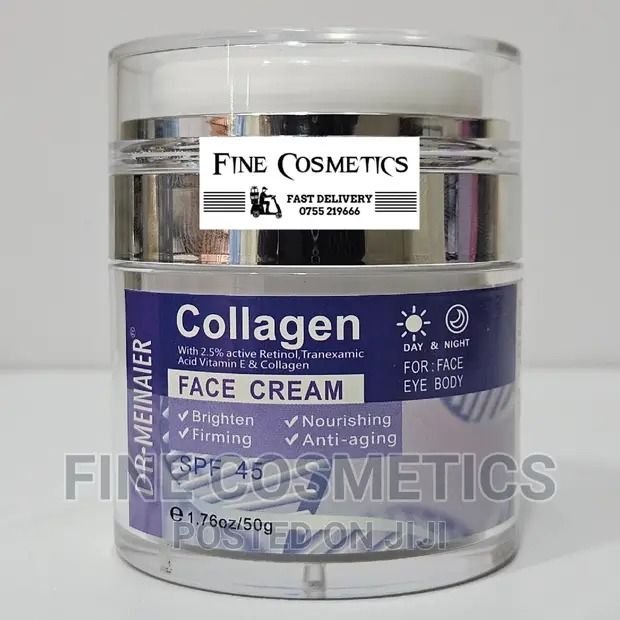 Dr Meinaier Collagen Face Cream SPF 45 – Brightening & Firming Daily Moisturizer with Collagen Peptides, Retinol Complex & Hydrating Actives for Youthful, Radiant Skin (50 g)
