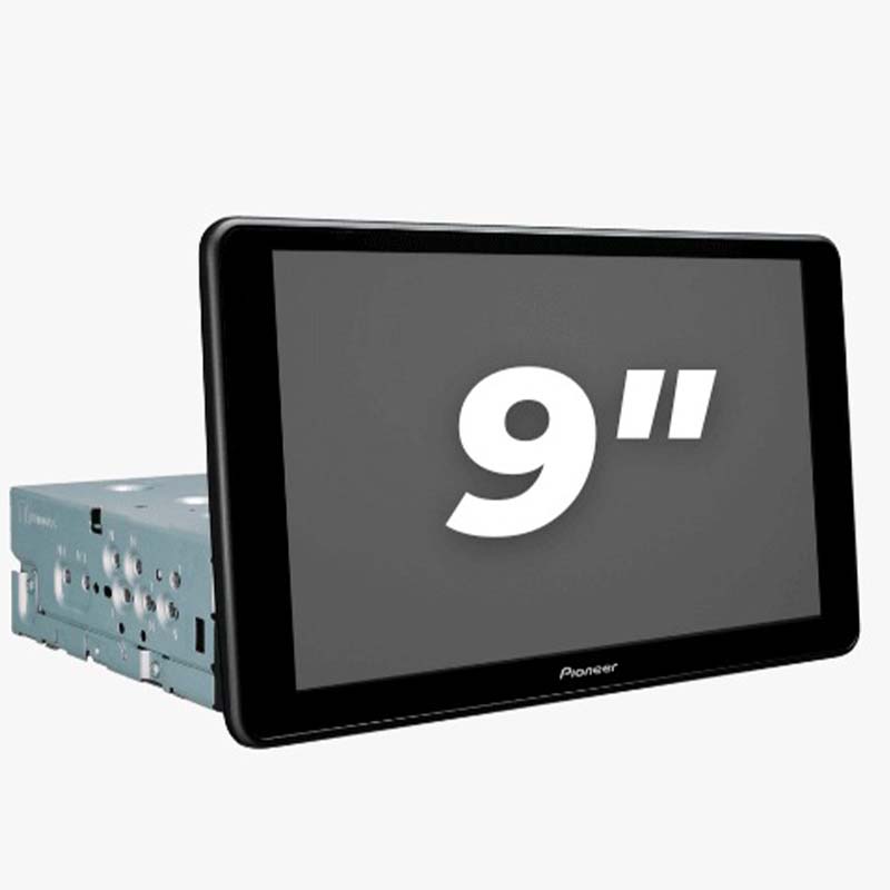 Pioneer DMH-ZF7650BT 9″ Floating Touchscreen Receiver – Wireless & Wired Apple CarPlay / Android Auto, Built-in Wi-Fi & Bluetooth, 13-Band EQ, Rear-View Camera Support