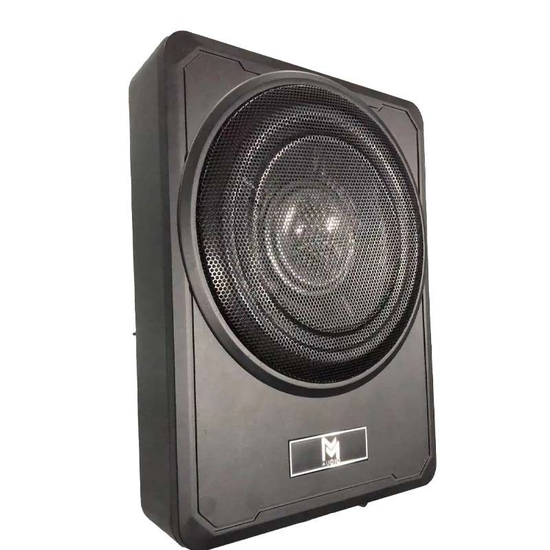 Underseat Car Amplifier Sub Woofer 10" Car Active Underseat Subwoofers Powered Subwoofer 180W Amplifier Sound System Audio Car Woofer Slim Under Seat Subwoofer
