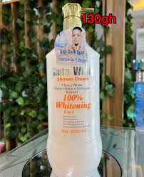 Gluta White 7 Days White Shower Cream – Glutathione, Kojic Acid & Collagen Extract Body Wash, 5-in-1 Whitening & Moisturizing – 2000ml