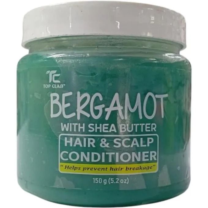 Top Class Bergamot With Shea Butter Hair And Scalp Conditioner Helps Prevent Hair Breakage Deep Nourishing Treatment Strengthens Hair Roots Moisturizes Dry Scalp Promotes Healthy Shiny Hair 150g