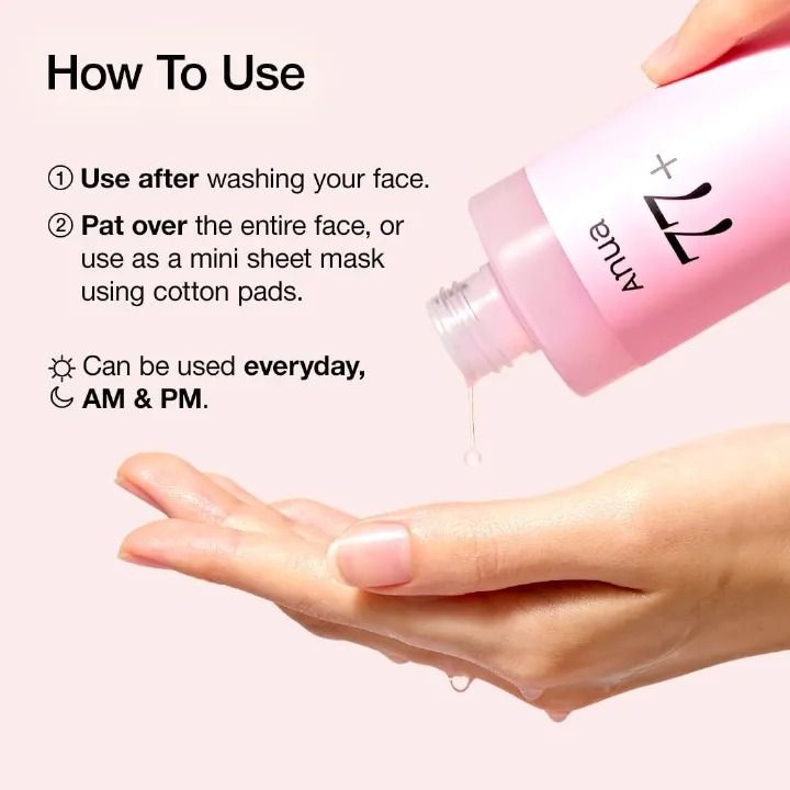 Anua Peach 77 Niacin Essence Toner 77% 250ml – Hydrating Brightening Toner, Peach Extract Essence, Niacinamide Skin Glow, Gentle Exfoliation, Smooth Makeup Base, Moisture Barrier Repair